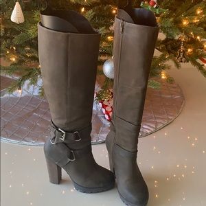Steve Madden Kraaze Leather Knee High Boots